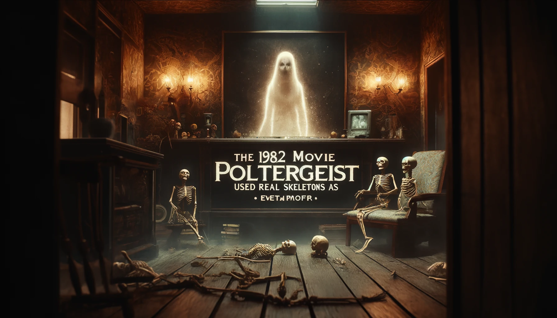 The 1982 Movie Poltergeist Used Real Skeletons as - tymoff